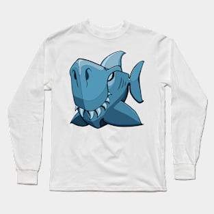 Shark - Sailor Blue Long Sleeve T-Shirt